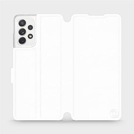 Etui do Samsung Galaxy A72 - wzór White&Orange