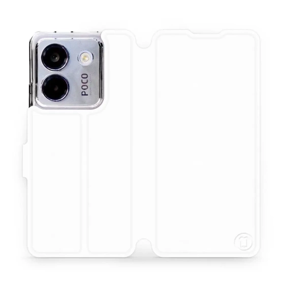 Etui do Xiaomi POCO M7 Pro 5G - wzór White&Orange