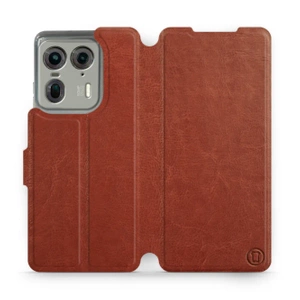 Etui do Motorola Edge 50 Ultra - wzór Brown&Gray