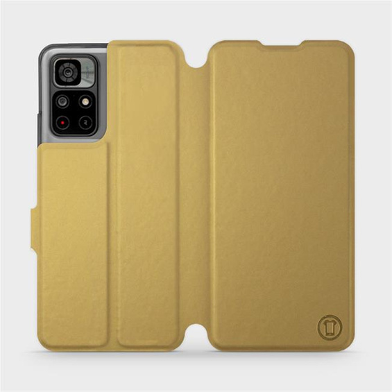 Etui do Xiaomi Redmi Note 11 - wzór Gold&Orange