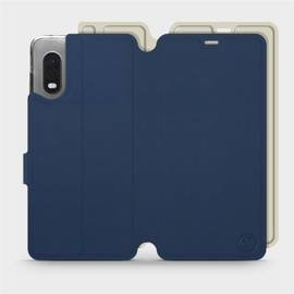 Etui Soft Touch do Samsung Galaxy Xcover PRO - wzór Głęboki granat z platyną