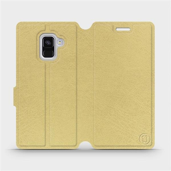 Etui do Samsung Galaxy A8 2018 - wzór Gold&Orange