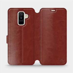 Etui do Samsung Galaxy A6 Plus - wzór Brown&Orange