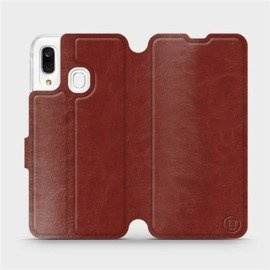 Etui do Samsung Galaxy A40 - wzór Brown&Gray