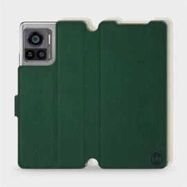 Etui Soft Touch do Motorola Edge 30 Ultra - wzór Miejska zieleń z platyną