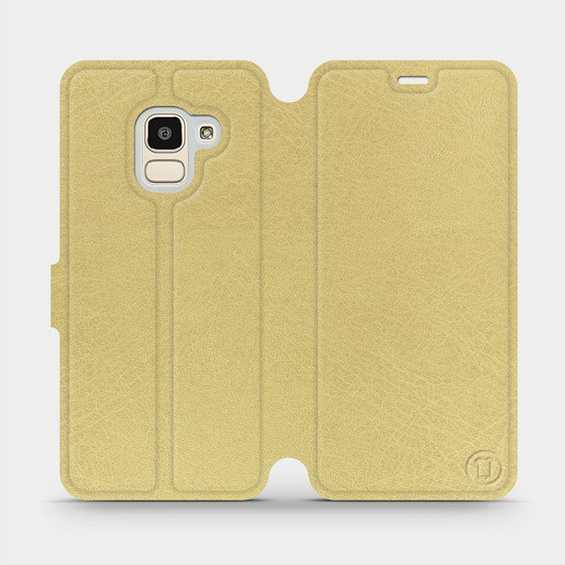 Etui do Samsung Galaxy J6 2018 - wzór Gold&Orange