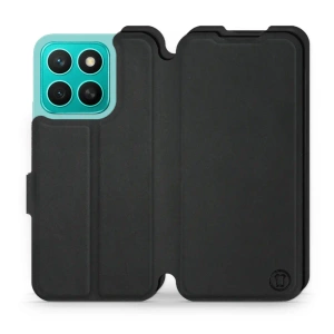 Etui Soft Touch do Huawei Honor X8c - wzór Satynowa czerń