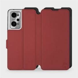 Etui Soft Touch do Realme GT 2 - wzór Zachodząca czerwień z czernią
