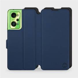Etui Soft Touch do Realme GT Neo 2 - wzór Głęboki granat z czernią