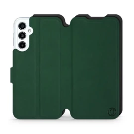 Etui Soft Touch do Samsung Galaxy M34 5G - wzór Miejska zieleń z czernią