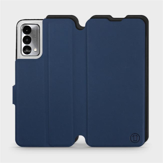 Etui Soft Touch do Realme GT Master Edition - wzór Głęboki granat z czernią