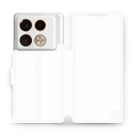 Etui do Infinix Note 40 Pro - wzór White&Orange