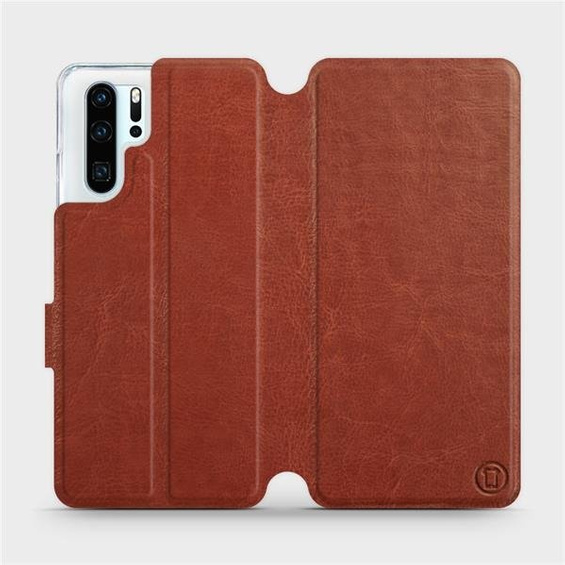 Etui do Huawei P30 Pro - wzór Brown&Gray