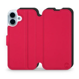 Etui Soft Touch do Apple iPhone 17 - wzór Żywa czerwień z czernią