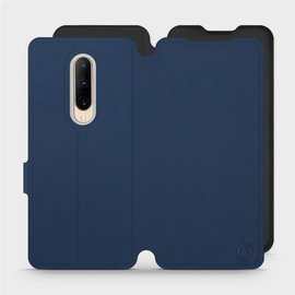 Etui Soft Touch do OnePlus 7 Pro - wzór Głęboki granat z czernią