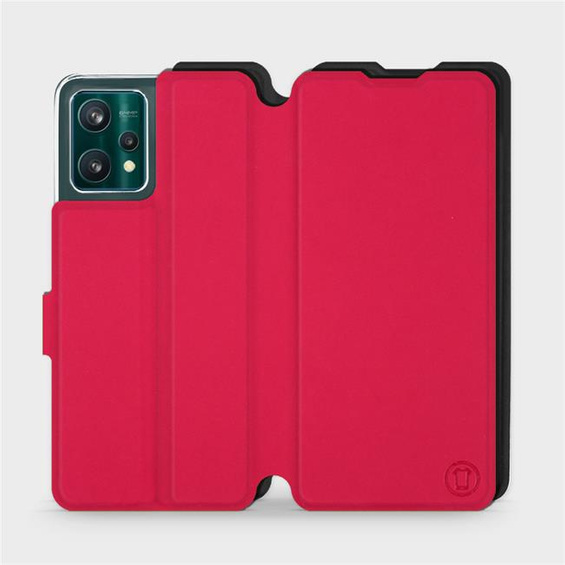 Etui Soft Touch do Realme 9 Pro - wzór Żywa czerwień z czernią