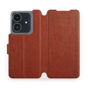 Etui do Realme Note 60 - wzór Brown&Orange