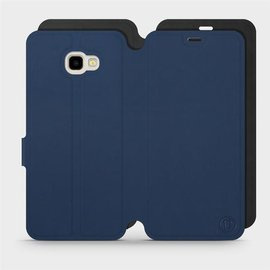 Etui Soft Touch do Samsung Galaxy J4 Plus 2018 - wzór Głęboki granat z czernią