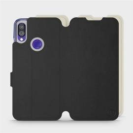 Etui Soft Touch do Xiaomi Redmi Note 7 - wzór Satynowa czerń z platyną