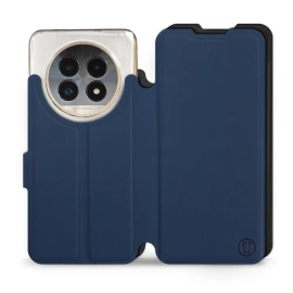 Etui Soft Touch do Realme 13 Pro - wzór Głęboki granat z czernią