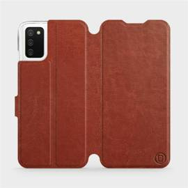 Etui do Samsung Galaxy A03S - wzór Brown&Orange