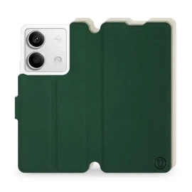 Etui Soft Touch do Xiaomi Redmi Note 13 5G - wzór Miejska zieleń z platyną