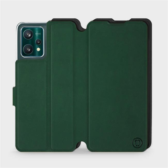 Etui Soft Touch do Realme 9 Pro - wzór Miejska zieleń z czernią