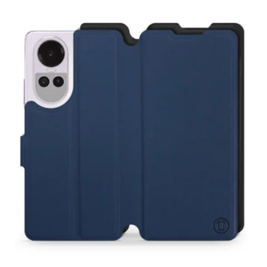 Etui Soft Touch do OPPO Reno 10 Pro 5G - wzór Głęboki granat z czernią