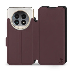 Etui Soft Touch do Realme 13 Pro Plus - wzór Matowy burgund z czernią