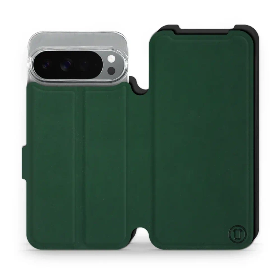Etui Soft Touch do Google Pixel 10 Pro XL - wzór Miejska zieleń z czernią