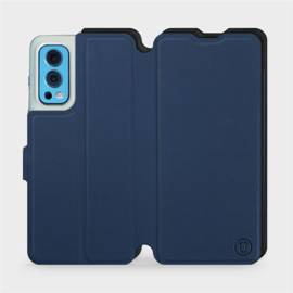 Etui Soft Touch do OnePlus Nord 2 5G - wzór Głęboki granat z czernią