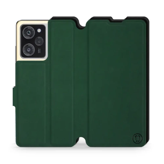 Etui Soft Touch do Xiaomi POCO X5 Pro 5G - wzór Miejska zieleń z czernią