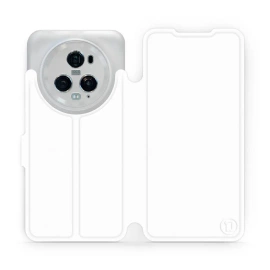 Etui do Huawei Honor Magic5 Pro 5G - wzór White&Orange