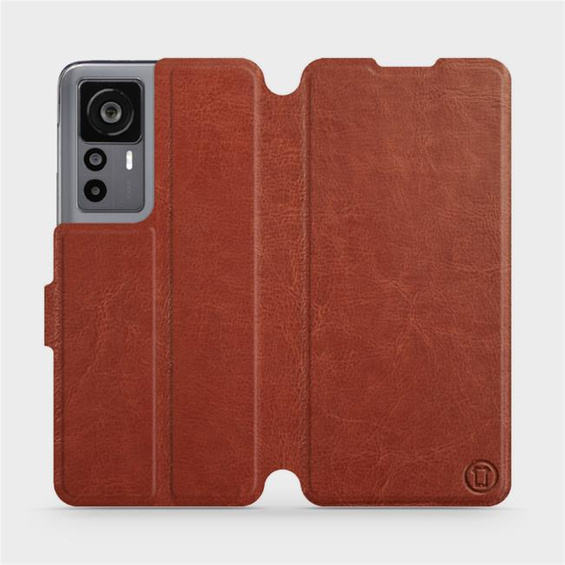 Etui do Xiaomi 12T Pro - wzór Brown&Orange