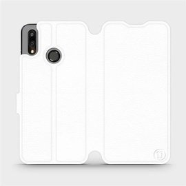 Etui do Huawei P Smart 2019 - wzór White&Orange