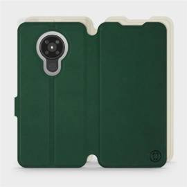 Etui Soft Touch do Nokia 5.3 - wzór Miejska zieleń z platyną