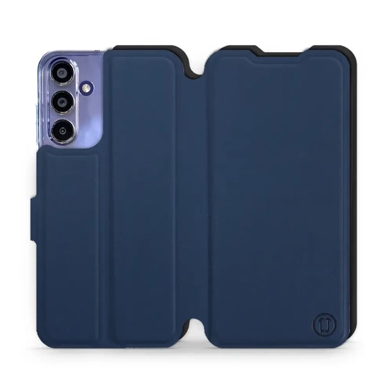 Etui Soft Touch do Samsung Galaxy A15 4G - wzór Głęboki granat z czernią