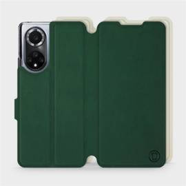 Etui Soft Touch do Huawei Nova 9 - wzór Miejska zieleń z platyną