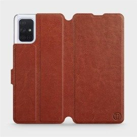 Etui do Samsung Galaxy A71 - wzór Brown&Orange
