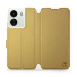 Etui do Xiaomi Redmi 13C - wzór Gold&Gray