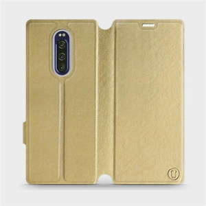 Etui do Sony Xperia 1 - wzór Gold&Gray