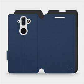 Etui Soft Touch do Nokia 8 Sirocco - wzór Głęboki granat z czernią