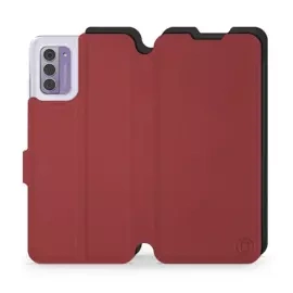 Etui Soft Touch do Nokia G42 - wzór Zachodząca czerwień z czernią