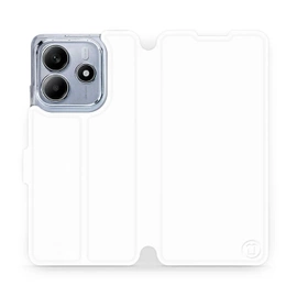 Etui do Xiaomi Redmi Note 14 5G - wzór White&Orange