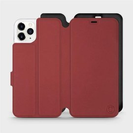 Etui Soft Touch do Apple iPhone 11 Pro Max - wzór Zachodząca czerwień z czernią