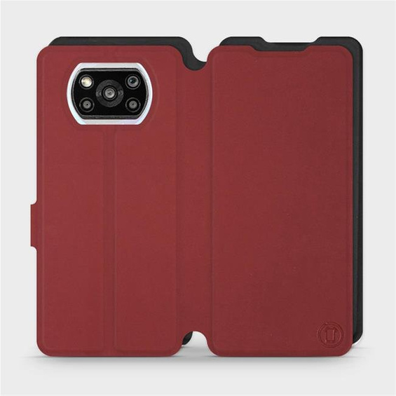 Etui Soft Touch do Xiaomi POCO X3 Pro - wzór Zachodząca czerwień z czernią