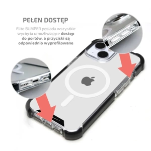 Etui MagSafe Elite Bumper Apple iPhone 15 Plus - wzór D001D