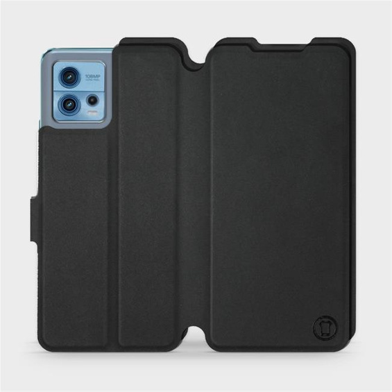 Etui Soft Touch do Motorola Moto G72 - wzór Satynowa czerń