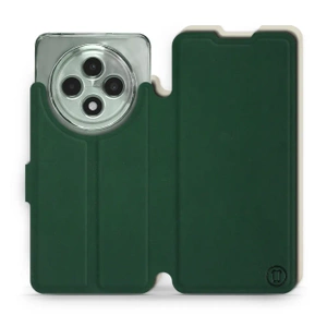 Etui Soft Touch do OPPO Reno12 FS 5G - wzór Miejska zieleń z platyną