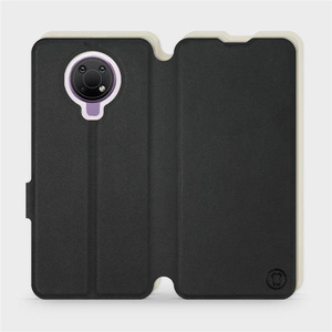 Etui Soft Touch do Nokia G10 - wzór Satynowa czerń z platyną